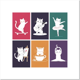 Cat Routine Posters and Art